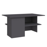 vidaXL Coffee Table Gray 35.4