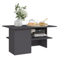 vidaXL Coffee Table Gray 35.4