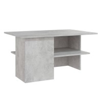 vidaXL Coffee Table Concrete Gray 35.4