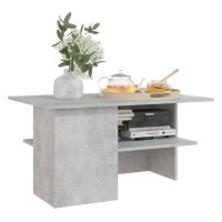 vidaXL Coffee Table Concrete Gray 35.4