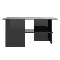 vidaXL Coffee Table High Gloss Black 35.4