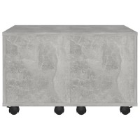 vidaXL Coffee Table Concrete Gray 23.6