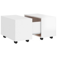 vidaXL Coffee Table High Gloss White 23.6