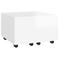 vidaXL Coffee Table High Gloss White 23.6