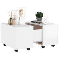 vidaXL Coffee Table High Gloss White 23.6