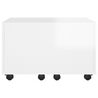 vidaXL Coffee Table High Gloss White 23.6