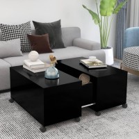 vidaXL Coffee Table Black 29.5