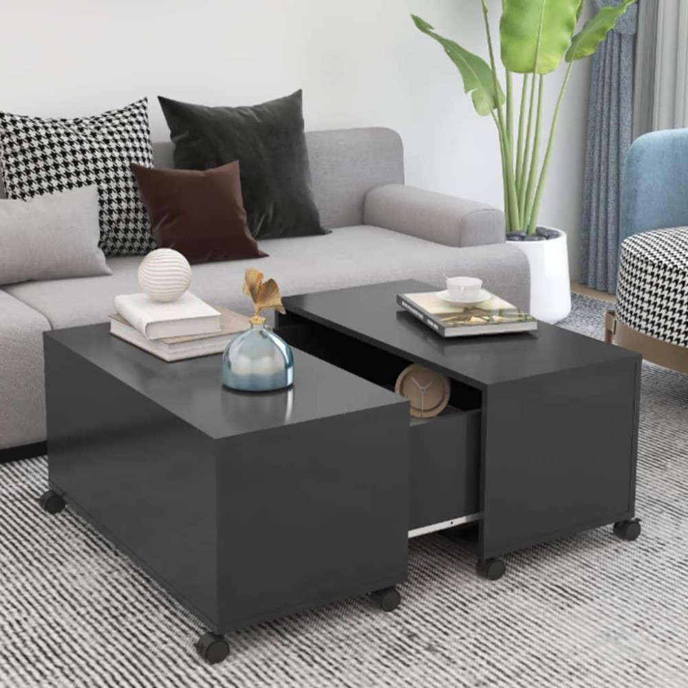 vidaXL Coffee Table Gray 29.5