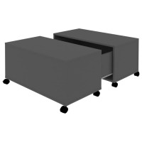 vidaXL Coffee Table Gray 29.5