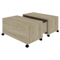 vidaXL Coffee Table Sonoma Oak 29.5