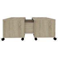 vidaXL Coffee Table Sonoma Oak 29.5