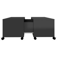 vidaXL Coffee Table High Gloss Black 29.5