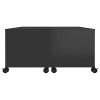 vidaXL Coffee Table High Gloss Black 29.5