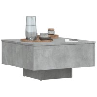 vidaXL Coffee Table Concrete Gray 23.6