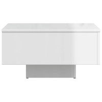 vidaXL Coffee Table High Gloss White 23.6