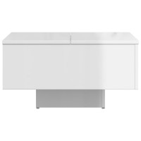 vidaXL Coffee Table High Gloss White 23.6