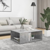vidaXL Coffee Table Concrete Gray 35.4