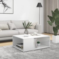 vidaXL Coffee Table High Gloss White 35.4