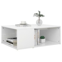 vidaXL Coffee Table High Gloss White 35.4