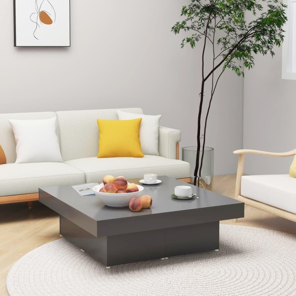 vidaXL Coffee Table Gray 35.4