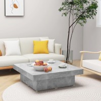 vidaXL Coffee Table Concrete Gray 35.4