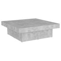 vidaXL Coffee Table Concrete Gray 35.4