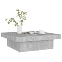 vidaXL Coffee Table Concrete Gray 35.4