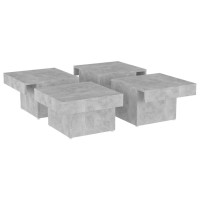 vidaXL Coffee Table Concrete Gray 35.4