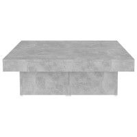 vidaXL Coffee Table Concrete Gray 35.4