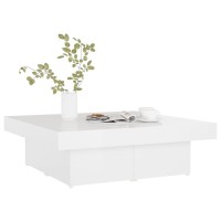vidaXL Coffee Table High Gloss White 35.4