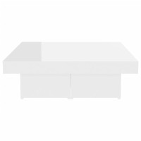 vidaXL Coffee Table High Gloss White 35.4