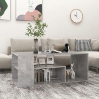 vidaXL Coffee Table Concrete Gray 39.4