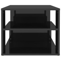 vidaXL Coffee Table High Gloss Black 39.4