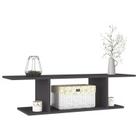 vidaXL Wall Mounted TV Stand Gray 40.6