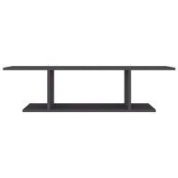 vidaXL Wall Mounted TV Stand Gray 40.6