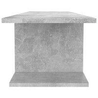 vidaXL Wall Mounted TV Stand Concrete Gray 40.6