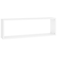 vidaXL Wall Cube Shelves 2 pcs White 31.5