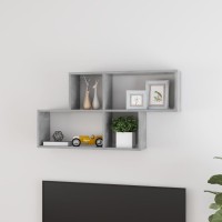 vidaXL Wall Shelf Concrete Gray 39.4