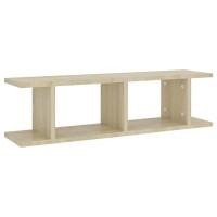 vidaXL Wall Shelves 2 pcs Sonoma Oak 29.5