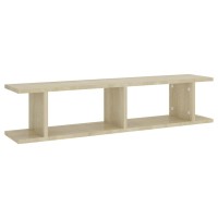 vidaXL Wall Shelves 2 pcs Sonoma Oak 35.4