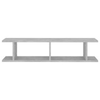 vidaXL Wall Shelves 2 pcs Concrete Gray 35.4