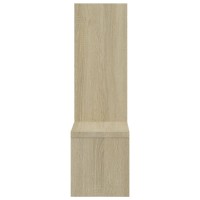 vidaXL Wall Shelves 2 pcs Sonoma Oak 19.7