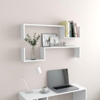 vidaXL Wall Shelves 2 pcs White 39.4