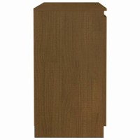 vidaXL Side Cabinet Honey Brown 23.6