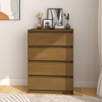 vidaXL Side Cabinet Honey Brown 23.6