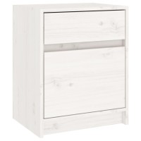 vidaXL Bedside Cabinets 2 pcs White 15.7