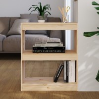 Vidaxl Book Cabinetroom Divider 23.6X11.8X28.1 Solid Wood Pine