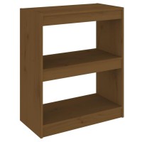 Vidaxl Book Cabinetroom Divider Honey Brown 23.6X11.8X28.1 Wood Pine