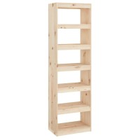 Vidaxl Book Cabinetroom Divider 23.6X11.8X78.5 Solid Wood Pine
