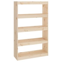 Vidaxl Book Cabinetroom Divider 31.5X11.8X53.3 Solid Wood Pine